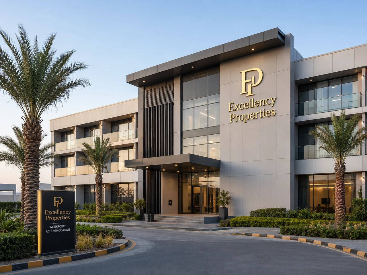 Professional workforce accommodation building