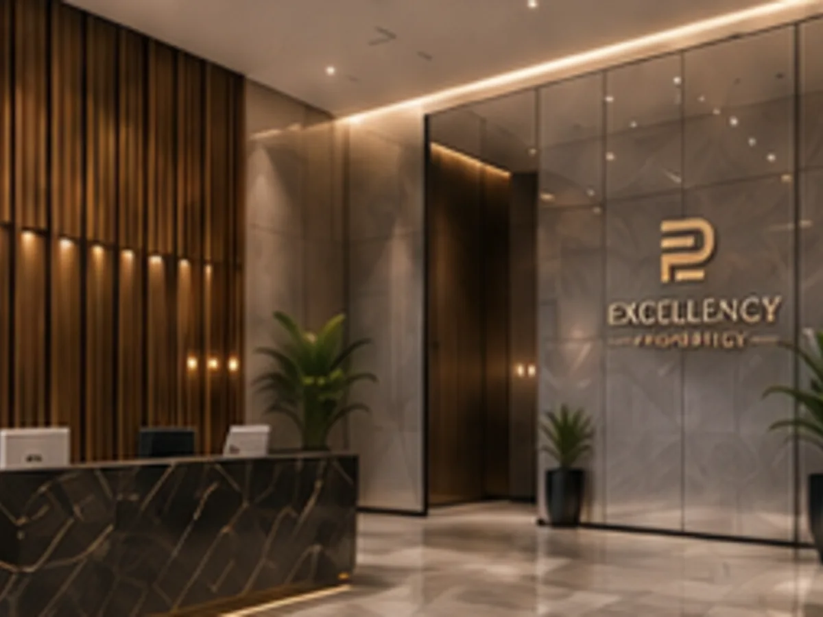 Premium commercial reception lobby
