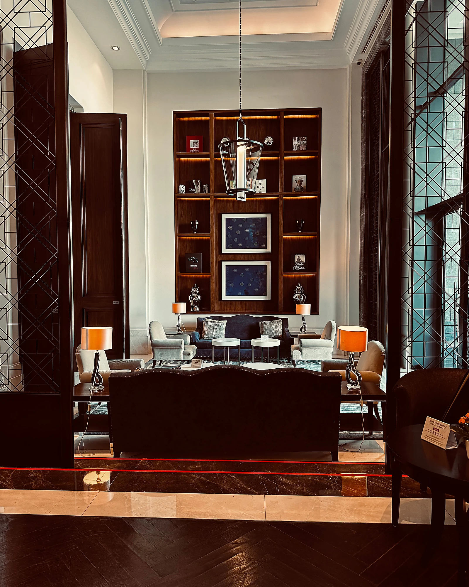 Luxury reception interior
