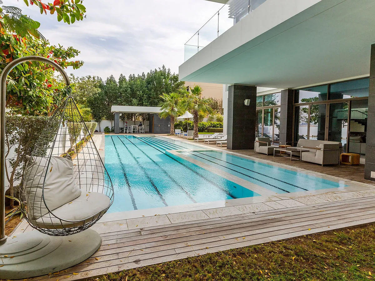 Luxury villa pool and terrace