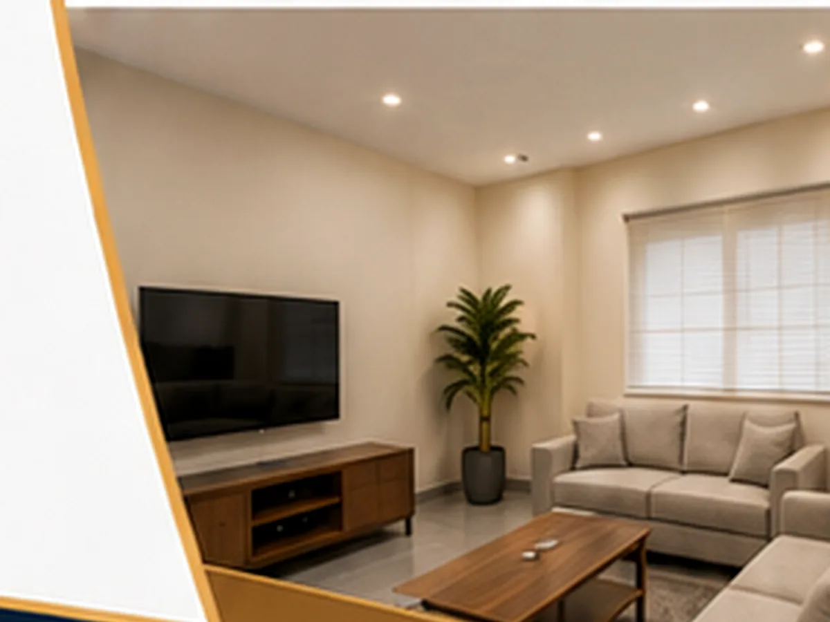 Shared lounge within a workforce accommodation facility